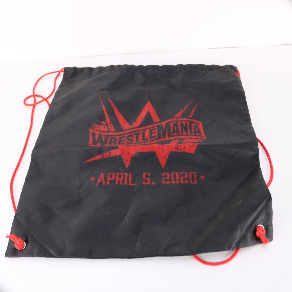 WWE WrestleMania 36 Carry Bag * Tampa Bay FL * 2020 * Nap Sack * Draw Strings